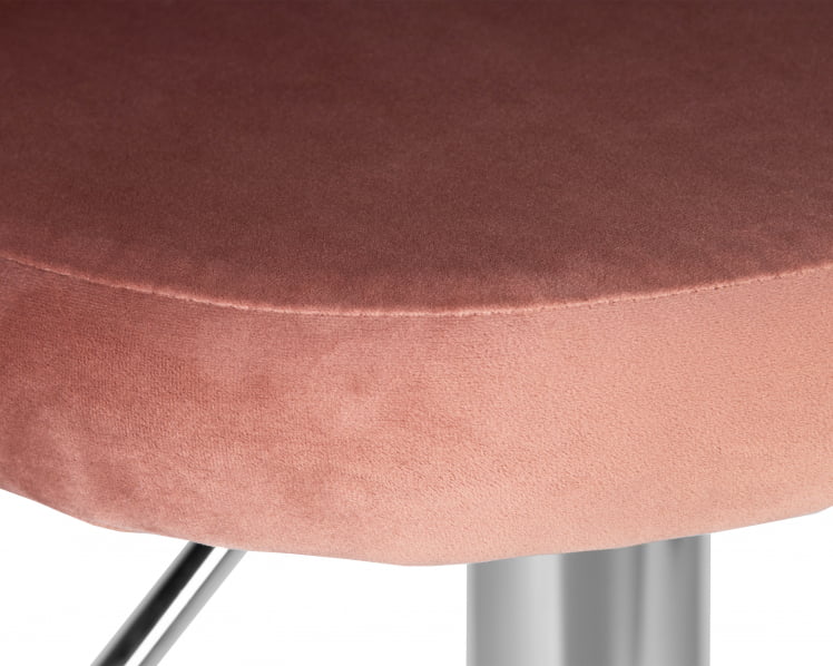 Стул барный ДОБРИН МИЛАНА Пудрово-розовый велюр МДЖ9-32 / DOBRIN MILANA MJ9-32_6