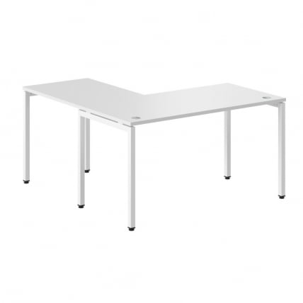 Стол угловой КСТЕН-С КССCТ 1415 Р Белый/белый / XTEN-S XSCT R_0