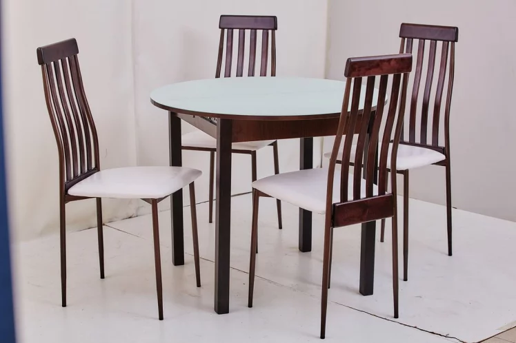 Опора деревянная ЗД 04 квадрат  белый / ZD_1