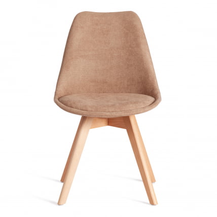 Стул ТУЛИП СОФТ (мод. 053В) дерево/пластик/ткань, 49,5 кс 54,5 кс 84 см, Бежевый (Беиге) ЛЙ1701-4 / TULIP SOFT (mod. 053V) x x (Beige) LY1701-4_4