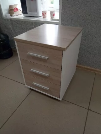 Тумба подкатная Дека 9.05.01 Дуб Сантана светлый/Белый / Deka_2