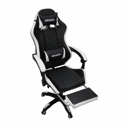 Кресло 892-1 цвет черный/белый с массажем 892-1-блаcк-вхите-масс / 892-1-black-white-mass_7