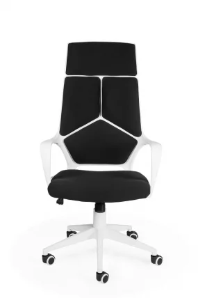 Кресло офисное ИК CКС0898Х Вхите блаcк / IQ CX0898H White black_4