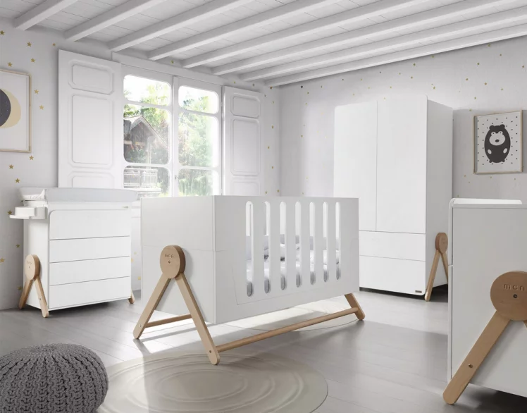 Комод пеленальный Микуна Свинг Б-1837 Вхите/Ватервоод / Micuna Swing B-1837 White/Waterwood_1