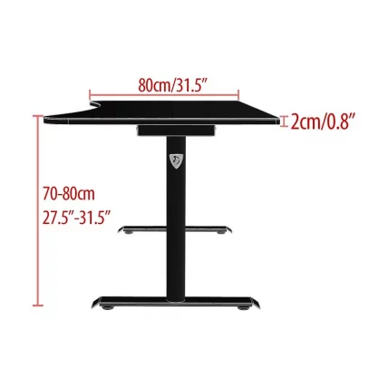 Геймерский стол Ароззи Арена Гаминг Деск Ред / Arozzi Arena Gaming Desk Red_3