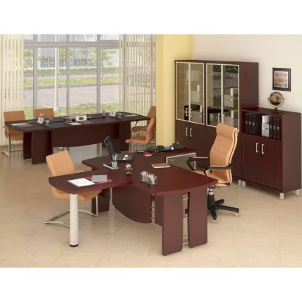 Кабинет руководителя БОРН набор 10 Орех Даллас_0