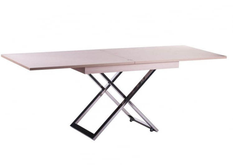 Стол трансформер Cросс Беленый дуб / Cross_1