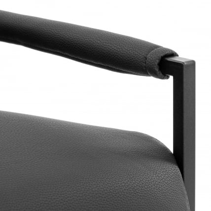 Кресло Чарли ЛУКС/Чарли Люкс экокожа , Шарп Черный, 70х80х82 см / Charli LUX/Чарли Sharp_8