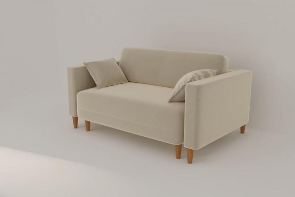 Диван прямой Урвик (Берхоусе) Цвет фасада: Левис 02 велюр; Тип: Прямой; Материал фасада: Металл/Велюр / (Berhouse)_2