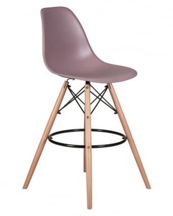 Стул барный ДОБРИН ДСВ БАР (ножки светлый бук, цвет сиреневый (П-04)) 2 шт / DOBRIN DSW BAR (P-04))_2