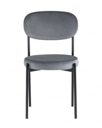 Стул Бриф НЕВ велюр Серый / NEW_2