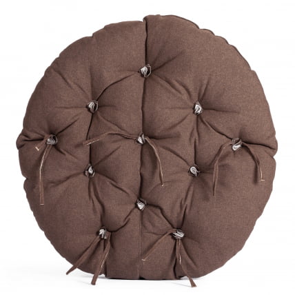 Кресло CЛОУДЕ рогожка/металл, 97х98х90-96см, коричневый, 3М7-147 / CLOUDE_7