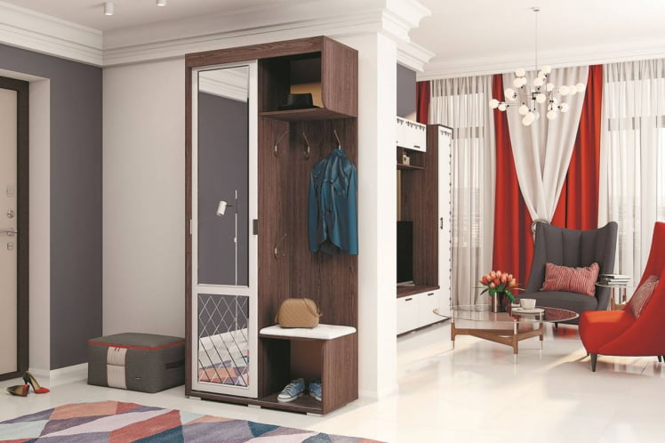 Прихожая Варда Ясень Темный-ясень белый_0