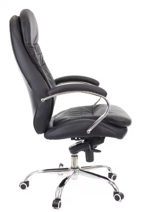Кресло для руководителя Еверпроф Валенсиа М Кожа Черный / Everprof Valencia M_1