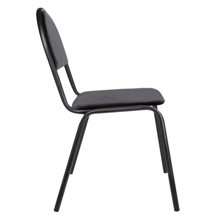 Стул для посетителей Серна СМ 7/22 К-01 черный каркас кожзам Черный_2