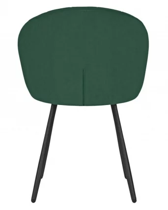 Стул обеденный ДОБРИН НАОМИ (ЭМАЛЬ ЧЕРНЫЙ МУАР велюр Катаниа Изумруд) / DOBRIN NAOMI Catania Izumrud)_5