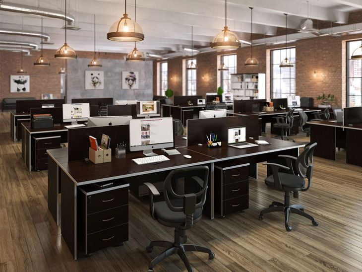 Стол письменный СВФ27410401 Темный дуб / SWF27410401_1