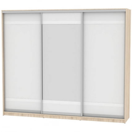 Шкаф-купе Б-230х270х60-1(ДСС-Белый-Д9Д10Д9) / B-230х270х60-1(ДСС-Белый-D9D10D9)_0