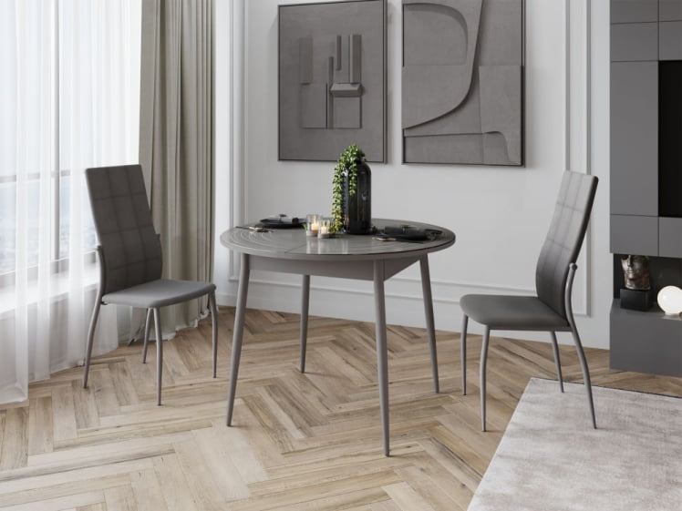 Стол обеденный раскладной Орфей 41 Оникс_2