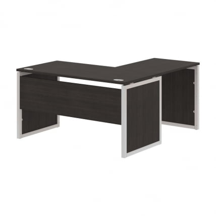 Стол письменный угловой левый КСТЕН-КП КСКПCТ 1415 Л Дуб Юкон Серый / XTEN-QP XQPCT L_0