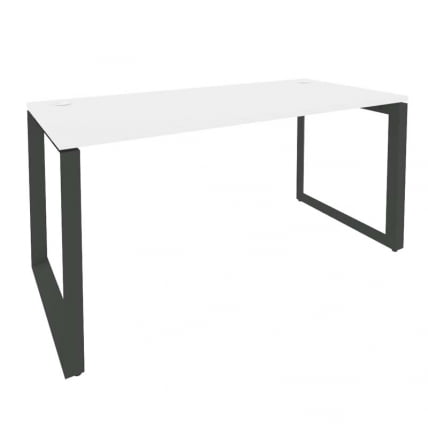 Стол рабочий на О-образном м/к ОНИКС О.МО-СП-4.7 Белый Бриллиант/Антрацит / ONIX O.MO-SP-4.7_0