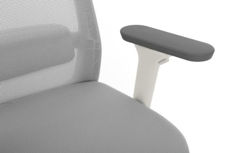 Кресло Ворк W-218C ВХИТЕ Светло-серый / Work WHITE_10