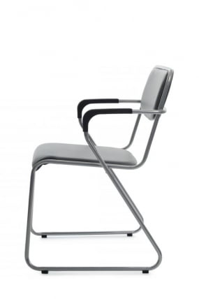 Кресло Никс Плус РCХ ОМКЛ-03 Серый/Металл окрашенный Хром / Nix Plus RCH OMKL-03_5