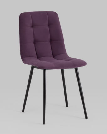 Стул Оливер велюр Фиолетовый / Oliver_1