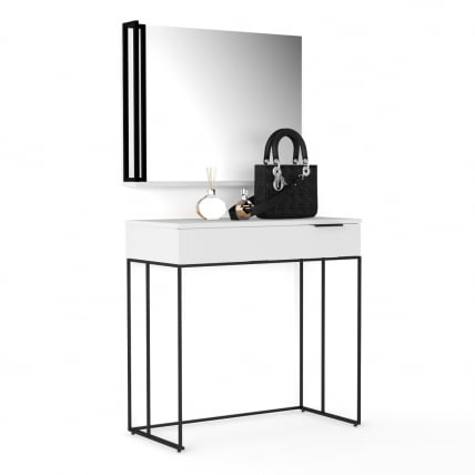 Туалетный стол Ситй 80 см. белый / City_1