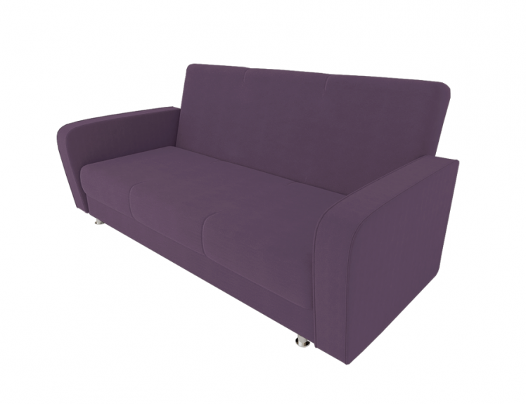 Диван Кристина (Большой диван) (Берхоусе) Цвет фасада: Бордо Велюто 25; Тип: Прямой; Материал фасада: Металл/Велюр / (Berhouse)_0