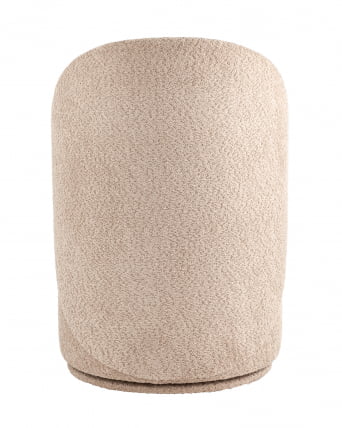Пуф Лореен вращающийся букле Капучино / Loreen_3