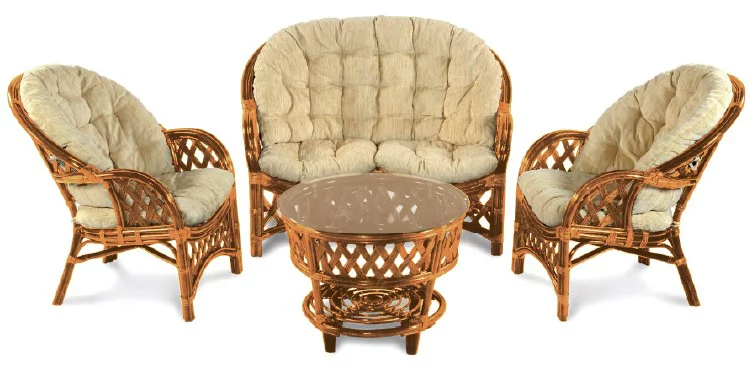 Комплект Черчилль/Рузвельт/Кобана с 2х местным диваном Черчилле5 миндаль матовый / Cherchille5_0