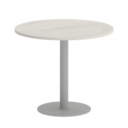 Стол журнальный круглый ХОМЕ ОФФИCЕ ВР.СП-5-90.1 Дуб Наварра/Серый металл / HOME OFFICE VR.SP-5-90.1_0