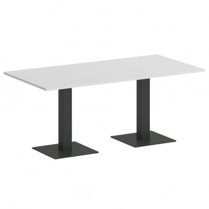 Стол прямоугольный ХОМЕ ОФФИCЕ ВР.СП-5-180.2 Белый/Антрацит металл / HOME OFFICE VR.SP-5-180.2_0
