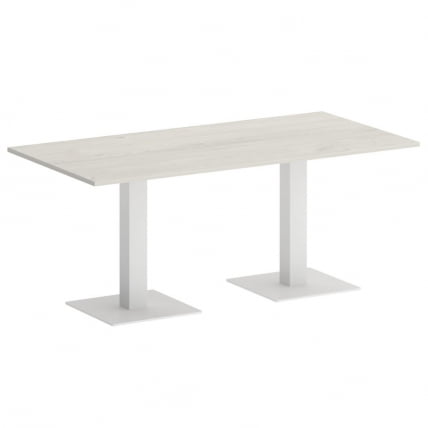 Стол прямоугольный ХОМЕ ОФФИCЕ ВР.СП-5-180.2 Дуб Наварра/Белый металл / HOME OFFICE VR.SP-5-180.2_0