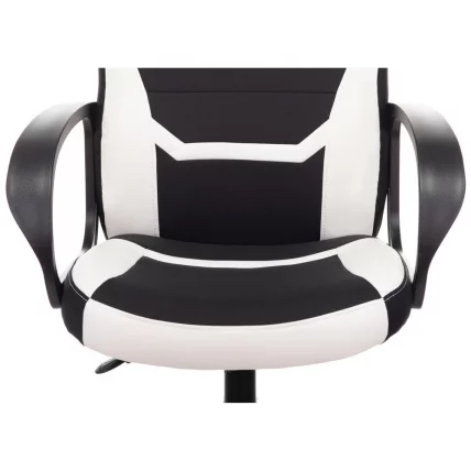 Кресло компьютерное БРАБИКС Алпха ГМ-018 Черное/белое / BRABIX Alpha GM-018_5