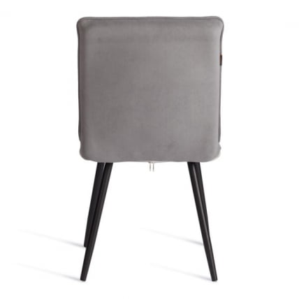 Стул обеденный Свеет велюр, серый/черный, 29, 46х55х88 / Sweet_4