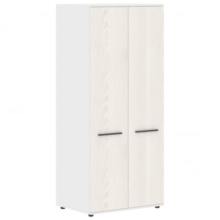 Гардероб ЕДИС ЕCВС 85 Ясень Траун Мокко Белый / EDIS ECWS_0