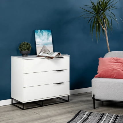 Комод 3 ящика CИТЙ 40095580х Белый / CITY 40095580h_9