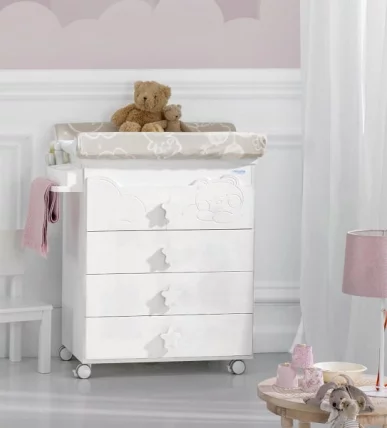 Комод Микуна Долсе Лусе пеленальный Б-1673 вхите / Micuna Dolce Luce B-1673 white_1