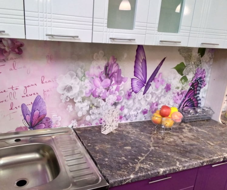 Глянцевый фартук (МДФ) АГ 08 / AG_2