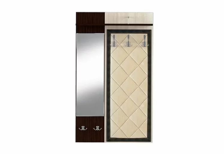 Вешало настенное Ольга 6 Ясень шимо светлый Венге_1