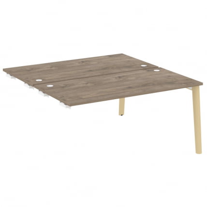 Стол-приставка двойной к опорным элементам ОНИКС ВООД ОВ.Д.СПР-4.8 Тиквуд Темный/Светлый / ONIX WOOD OW.D.SPR-4.8_0