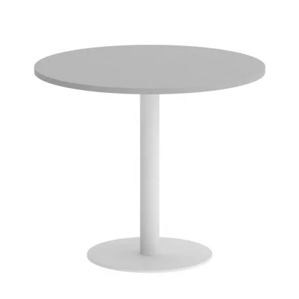 Стол журнальный круглый ХОМЕ ОФФИCЕ ВР.СП-5-90.1 Серый/Белый металл / HOME OFFICE VR.SP-5-90.1_0