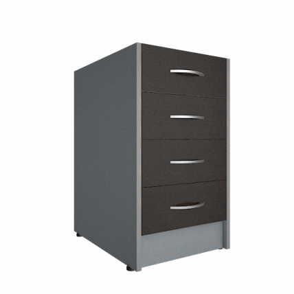 Каркас тумбы А.ТП-4.1 и А.ТП-4.2 Рива А.ТП-4К Венге/Металлик / Riva_0