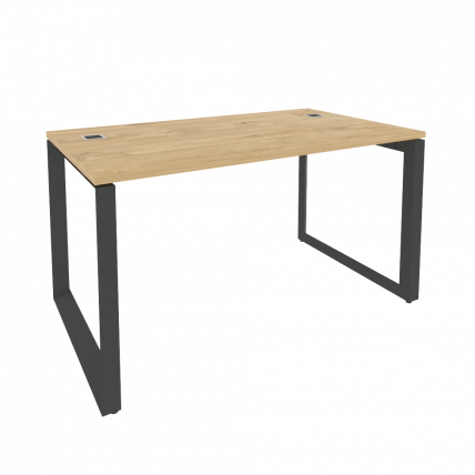 Стол рабочий руководителя на О-образном м/к ОНИКС О.МО-СРР-3.8 Тиквуд Светлый/Антрацит / ONIX O.MO-SRR-3.8_0