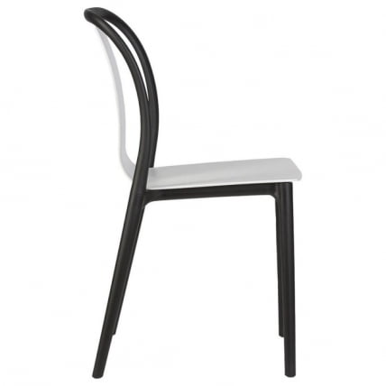 Стул обеденный ДОБРИН АДЭМ (черный/белый) / DOBRIN ADAM_1