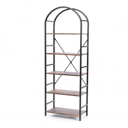 Стеллаж ВС-03 60кс30кс166 см, бурнт / WS-03 60x30x166 burnt_2