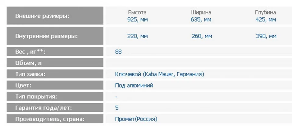 Депозитная ячейка ДБ-8 С.ДГЛ / DB-8 S.DGL_1