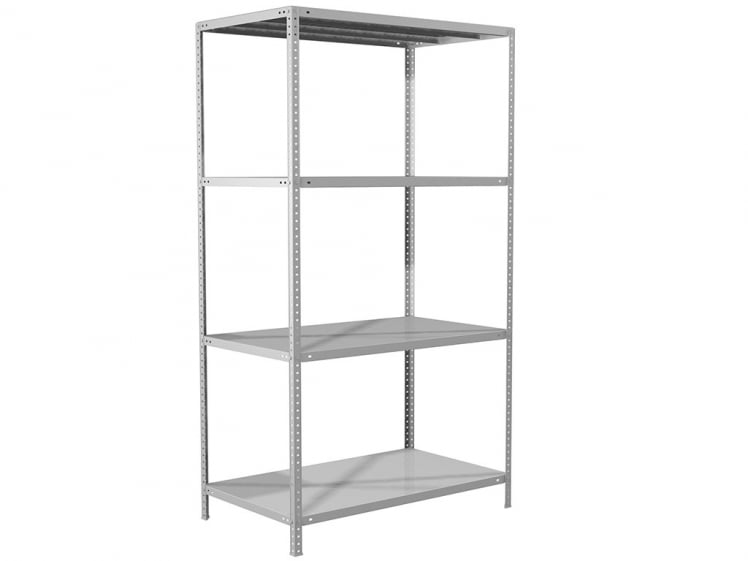 Стеллаж металлический МС Стандэрт 185/100кс60/4 / MS Standart 185/100x60/4_1